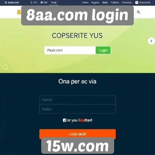 Análise do sistema de login do 8aa.com